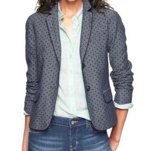 Gap the Academy Blazer with Polka Dots - Size 0
